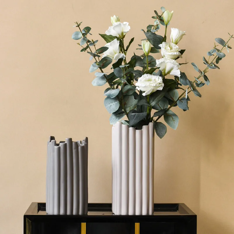 

Керамические вазы неправильной формы в скандинавском стиле, украшение для офиса, рабочего стола, креативное украшение для дома, Свадебный д...