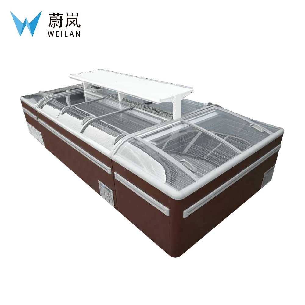 Морозильная камера для супермаркетов с коммерческим освещением продажи |