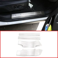 for discovery sport 2020 5 seat door sill anti scratch plate protective cover decorative plate without light auto accessories