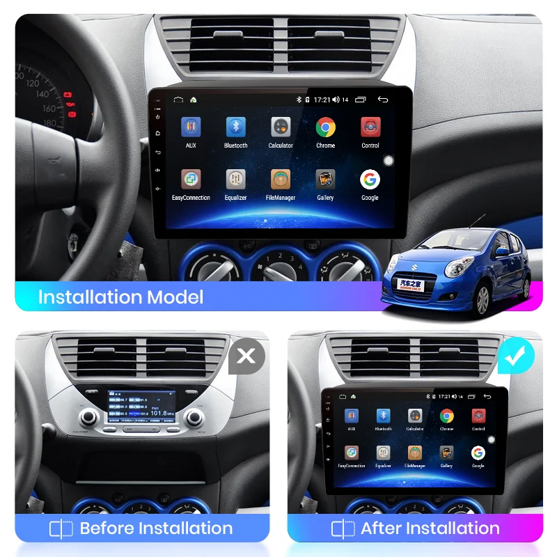 AWESAFE Android 10 0 DSP для Suzuki Alto 2009-2016 автомобильное радио мультимедийный видеоплеер