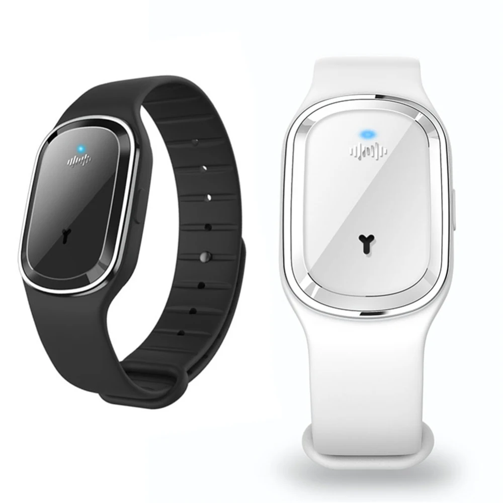 Умный Браслет репеллент от комаров ультразвуковой браслет с USB зарядкой часы