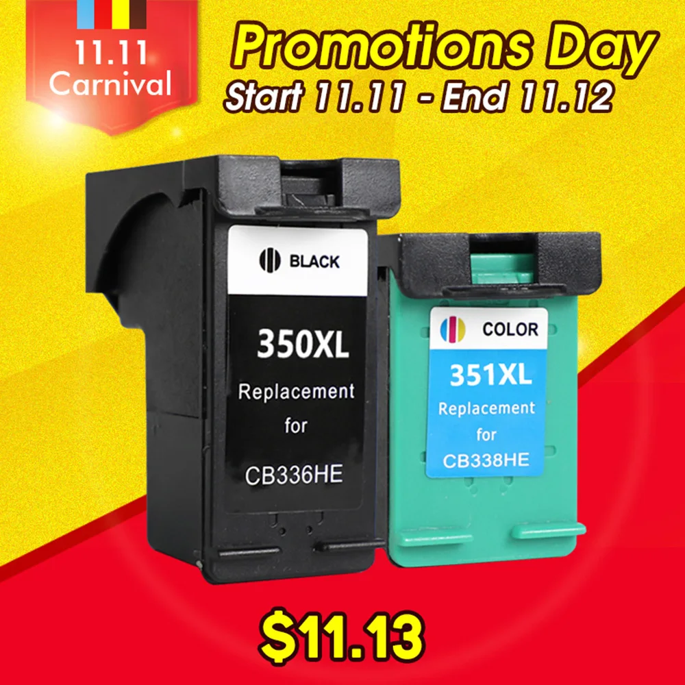 QSYRAINBOW для hp 350 для hp 351 чернильные картриджи для hp 350 для hp 351 XL Photosmart C4380 с чернилами hp Deskjet D4200 Officejet J6450 принтер