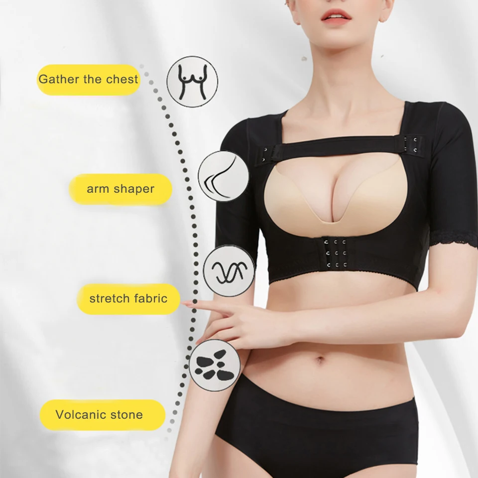 Корректирующее белье с длинным рукавом для похудения груди и | Женская одежда