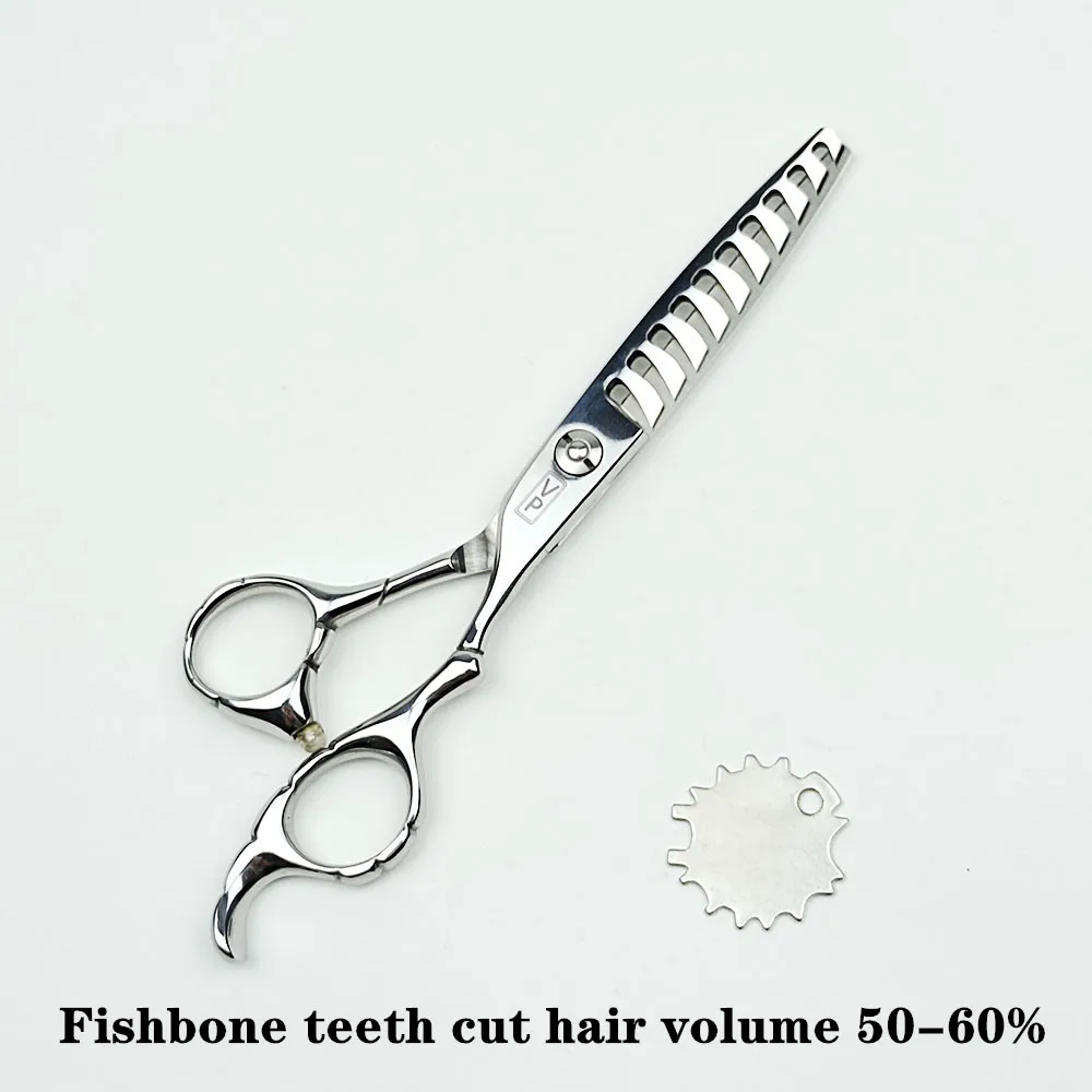 

Japanese 440C Hair Scissors Professional Hairdressing Scissors Hair Cutting And Thinning Scissors 6 Barber barber scissors set