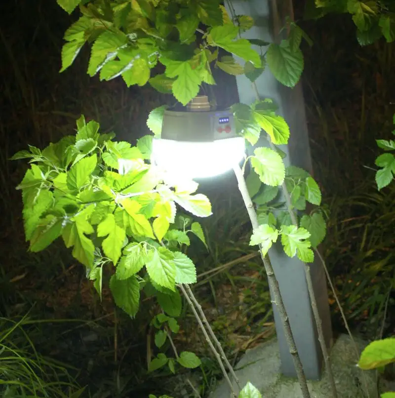 Светодиодный аварийный светильник на солнечной батарее перезаряжаемый