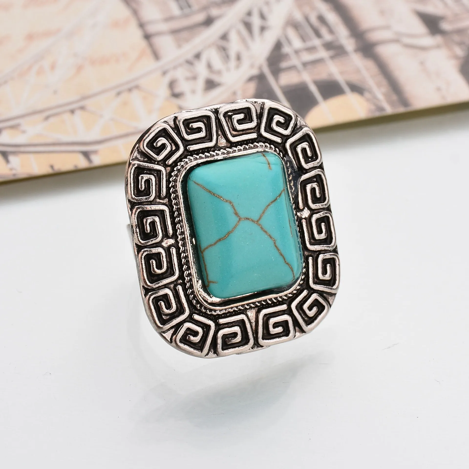 Новинка 2020 винтажное модное крупное геометрическое массивное кольцо богемные