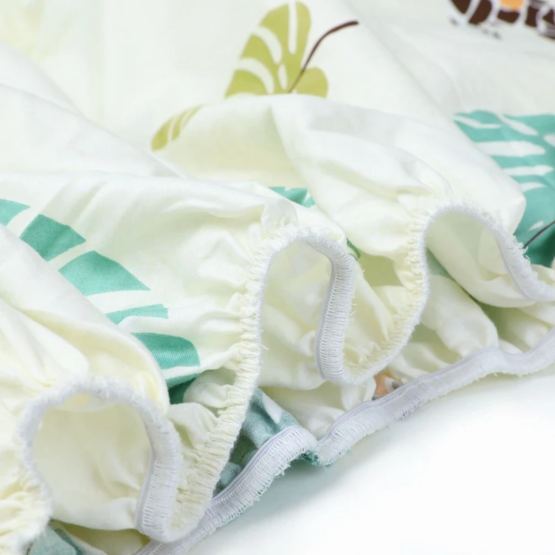 Детские кроватки с мультяшным принтом простыни 100% хлопок матрас для детской