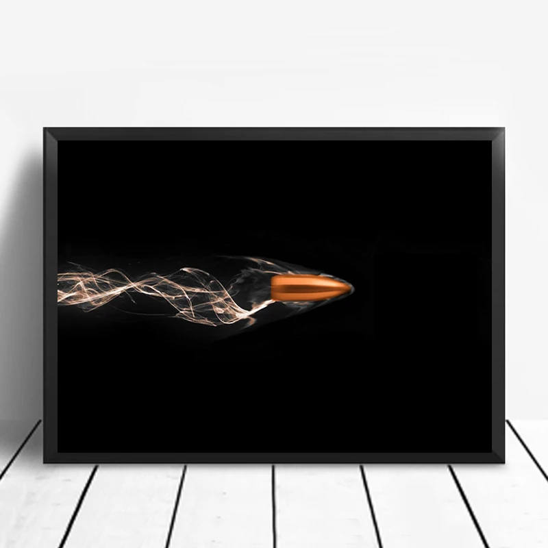 Черная пуля креативный постер настенная живопись для гостиной декоратор