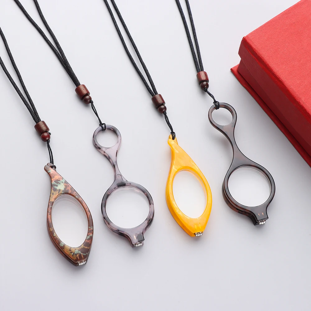 Очки для чтения складные с мраморным рисунком + 1 00 ~ 4 | Аксессуары одежды