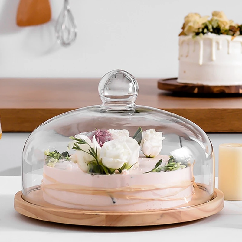 Деревянная тарелка для торта фруктовая сервировка десерта поднос свадьбы дня