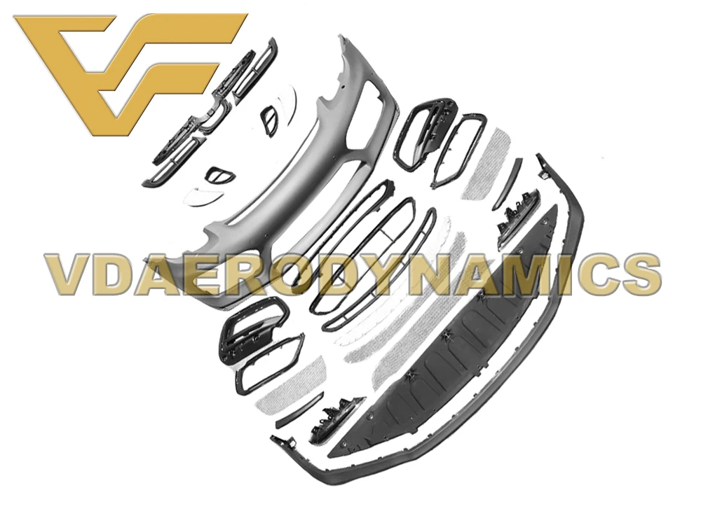 Подходит для 13-15 981 Porsche Cayman Boxster VAD-GT4 PP материал полный комплект переднего бампера