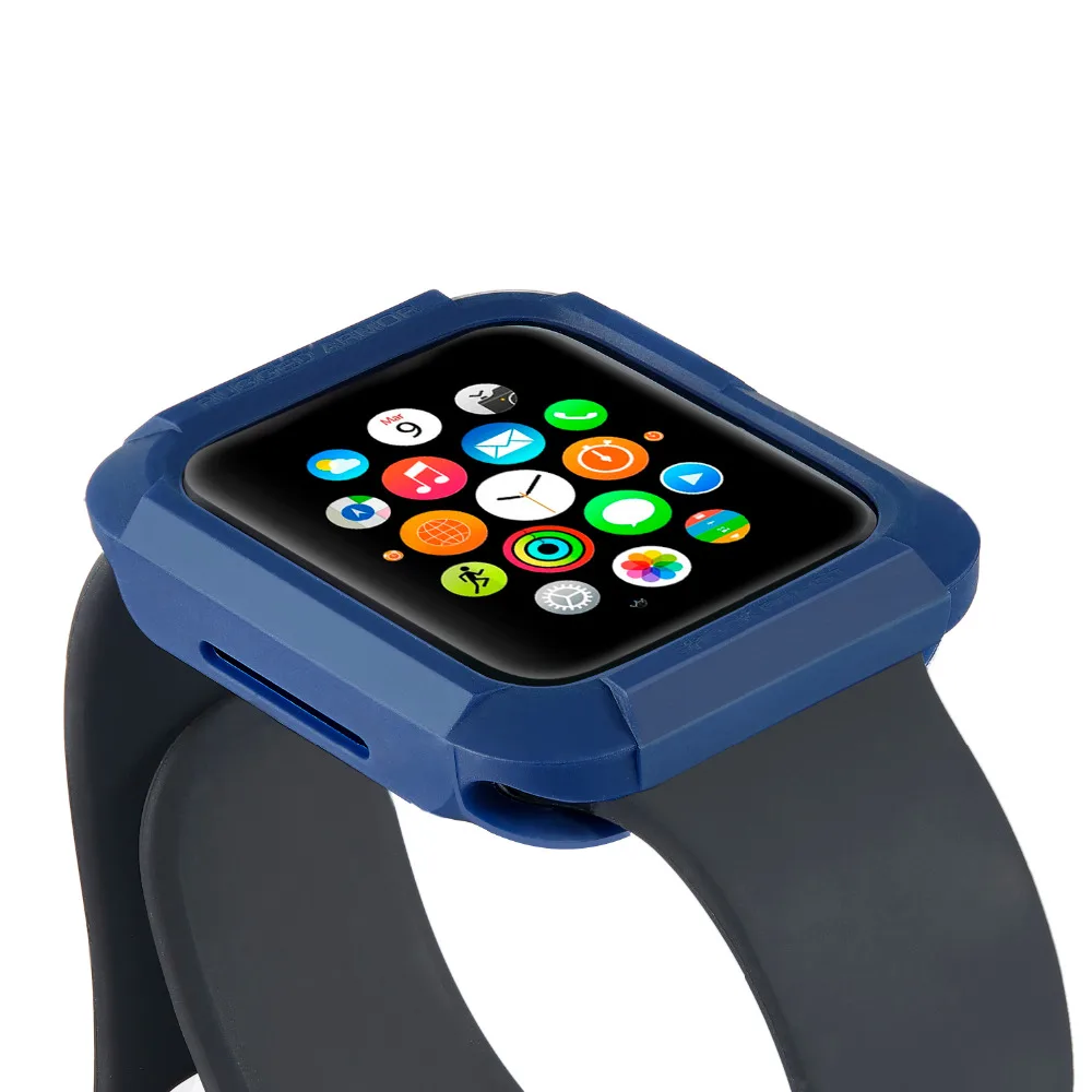 Новинка прочный Чехол 40 мм 44 для часов Apple Watch защитная рамка из ТПУ iWatch 5 4