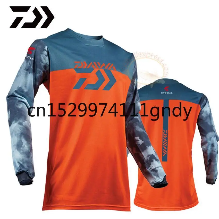 

2019 New Summer Dawa Fishing Sweatshirt Breathable Fishing Jersey Quick Dry Fishing Anti-uv Sun Protection Long-sleeve Clothing