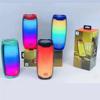 colorful light wireless subwoofer outdoor portable bluetooth speaker new 2021 colorful light effect bluetooth speaker electronic