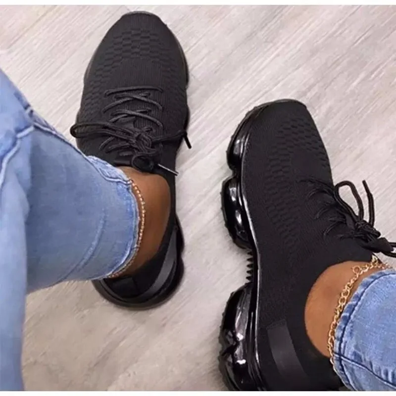 

Fashion Women's Sneakers 2021 Women's Sports Shoes Casual Shoes Breathable Mesh Platform Shoes All-match Walking Shoes Women's