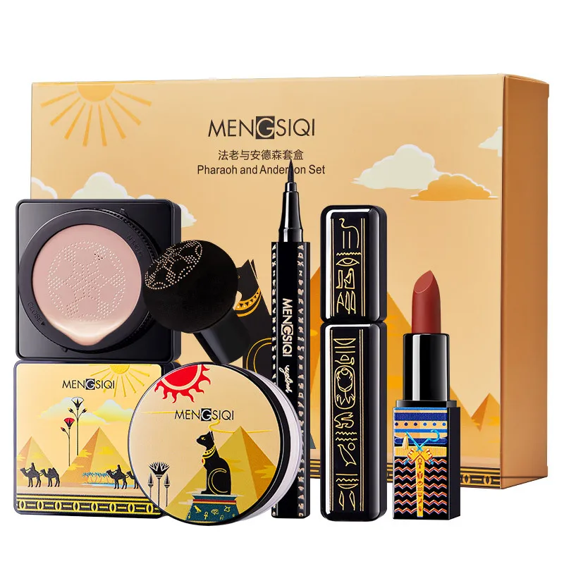 Набор для макияжа женщин включая губку в виде грибов Жидкая основа пудра