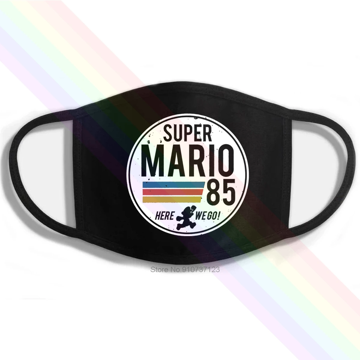 Новые Super Mario 85 здесь мы идем печать логотипа стирающаяся дышащая многоразовая