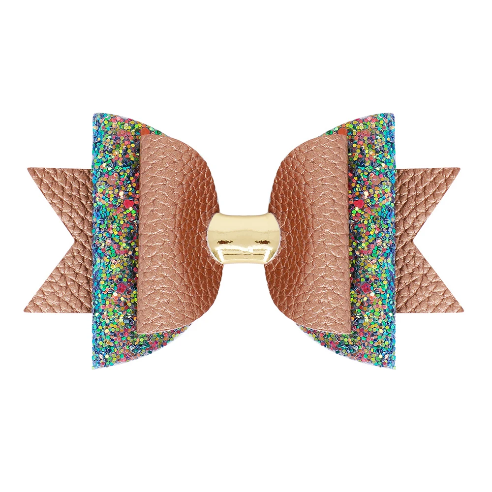 12 см блестящая заколка принцессы для волос с бантом и блестками девочек детские