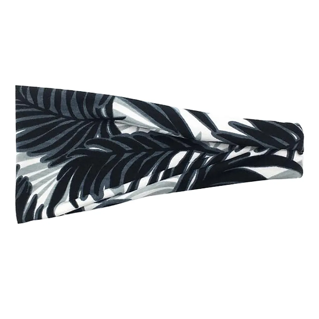 Самая низкая цена онлайн! Унисекс широкая спортивная повязка для йоги головная