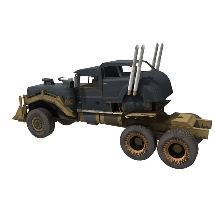 1:25 Mad Max War Rig автомобильный трактор DIY 3D бумажная карточка модель Конструкторы строительные игрушки развивающие игрушки Военная Модель