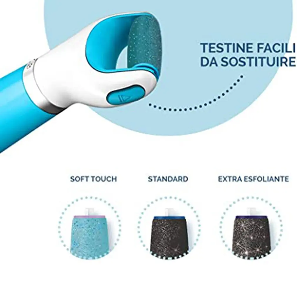 

Electric Foot File Callouses Dead Skin Remover Shaver Foot Care Pedicure Tool Remove Dry Dead Hard Cracked Skin Safe Painless