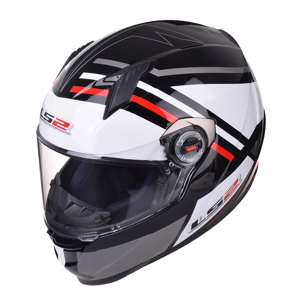 LS2 FF358 Классический гоночный мотоциклетный шлем с полным лицом Casque Casco Capacete Moto