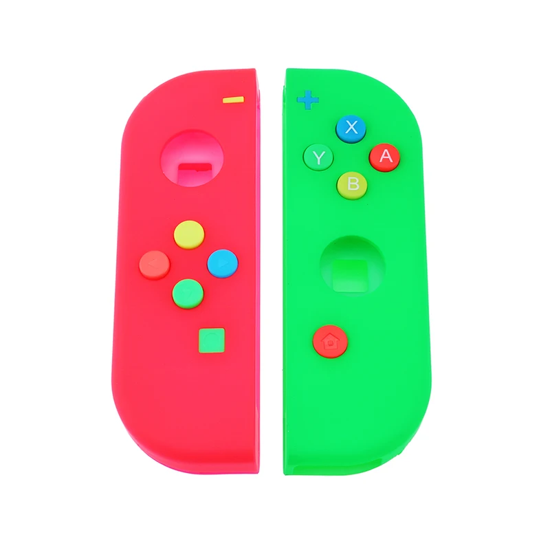 Сменный корпус жесткий чехол для контроллера Nintendo Switch NS Joy Con с зеленой лицевой