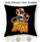 Чехол для подушки Tabi Fnf с изображением персонажа, наволочка из хлопка и льна, наволочка для подушки с изображением пятничной ночи, чехол Fnf, Tabi Ex с микрофоном для парня