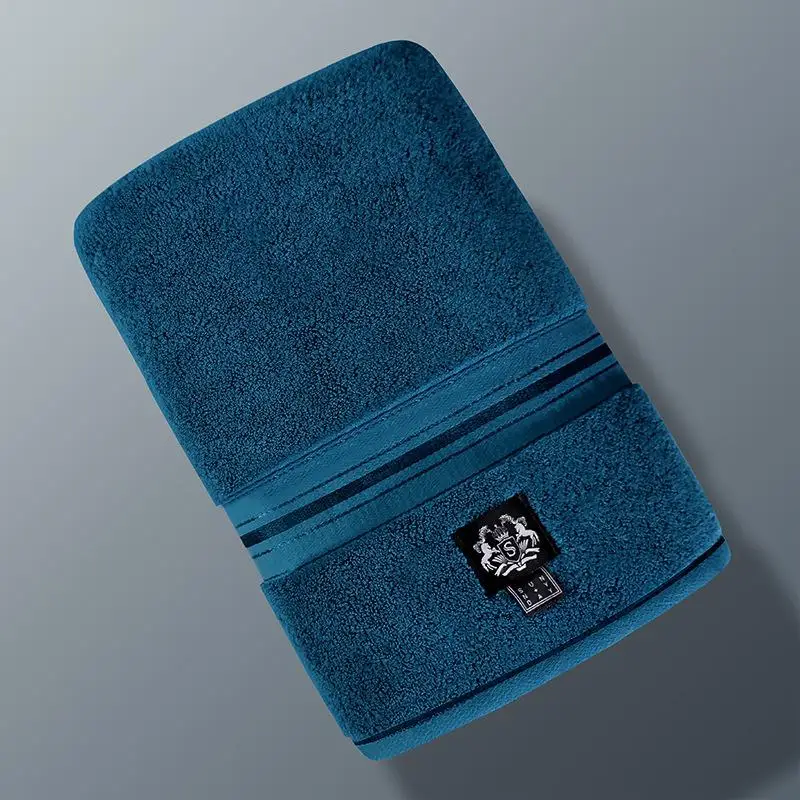 Банное полотенце из чистого хлопка увеличенное утолщенное мягкое супер