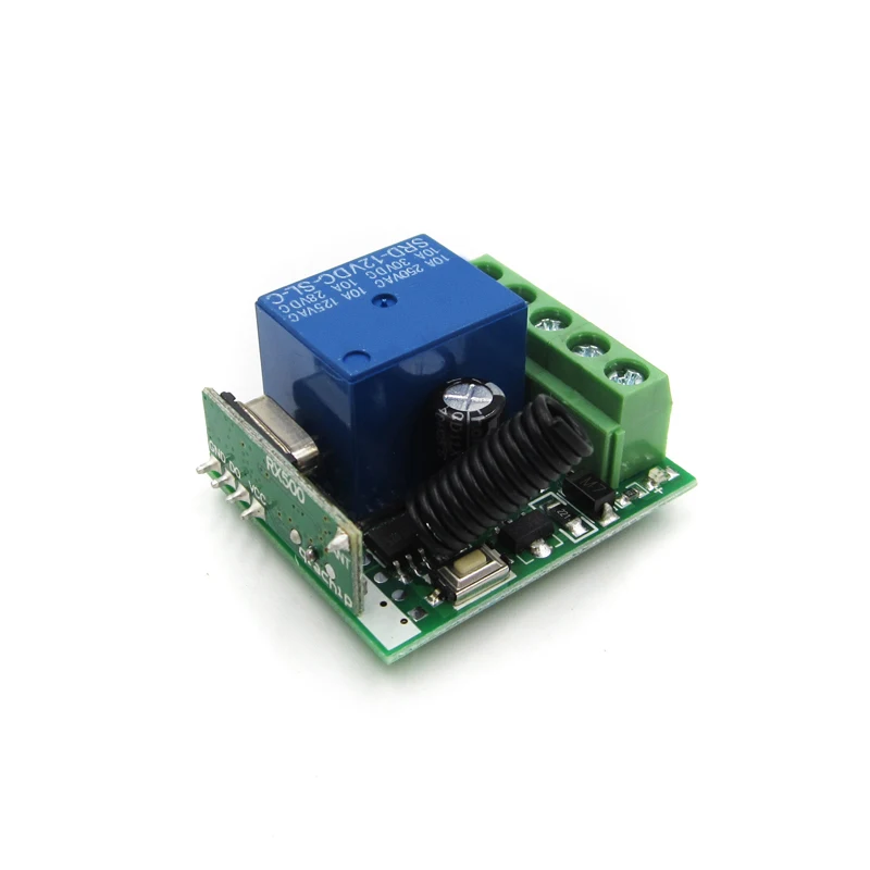 DC 12V 10A 1-канальное беспроводное реле RF дистанционное управление переключатель