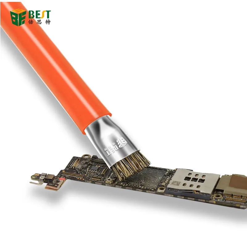 BST-71 Двухсторонняя щетка для чистки лица волос из шерсти кабана Антистатическая