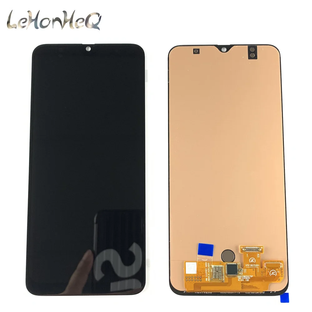 Pantalla LCD OLED para m&oacute;vil, digitalizador de pantalla t&aacute;ctil para samsung Galaxy A20, A30, A50, A205, A305, A505, A30S, A307, lote de 3 piezas-1