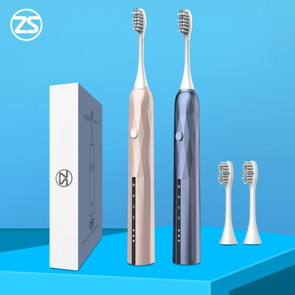 Электрическая зубная Щетка [zs] отбеливающая перезаряжаемая ультразвуковая щетка