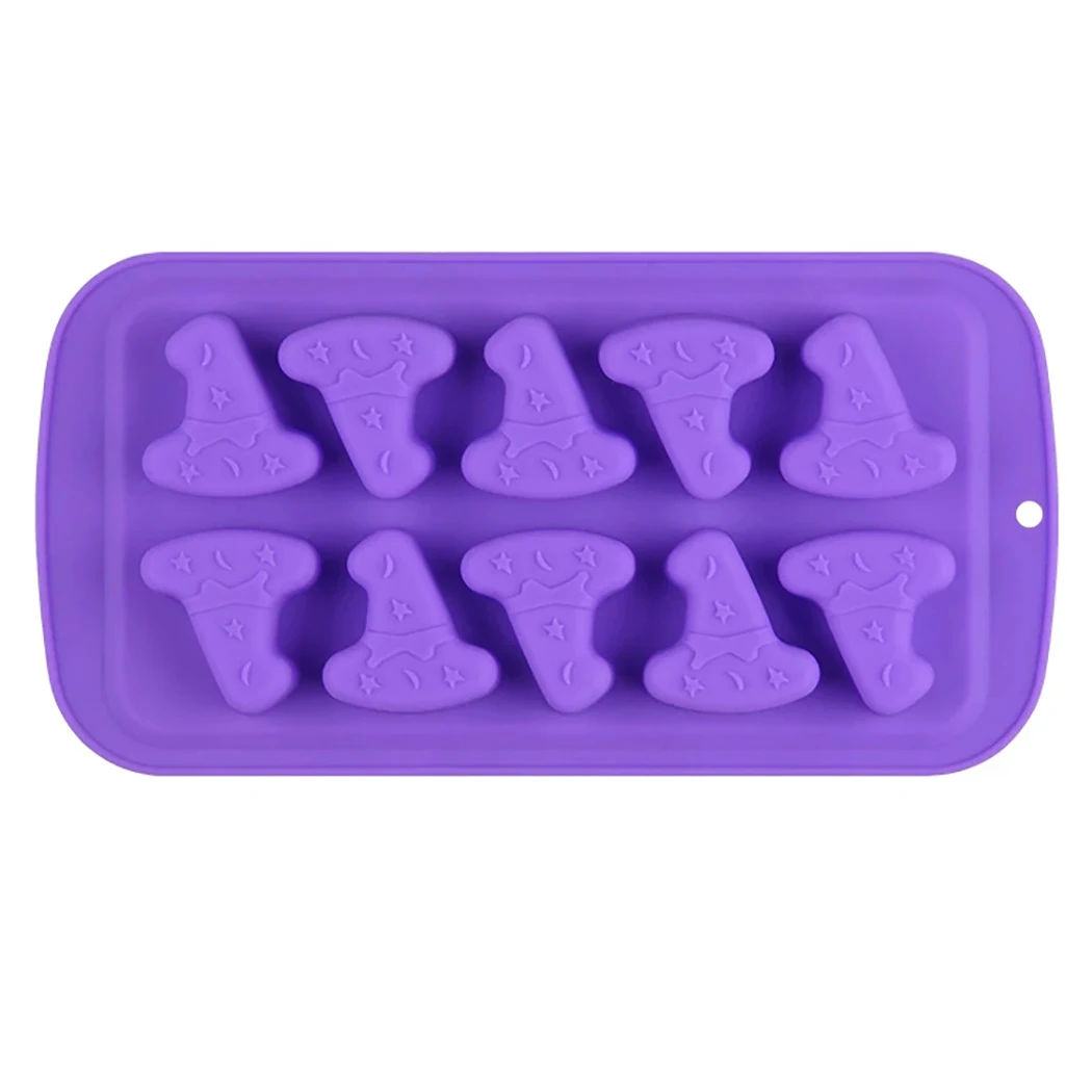 

Halloween Cookie Biscuits Mold Ghost House Witch Hat Shape Mould Chocolate Mold Cake Mold Decorating Tools
