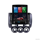 Автомобильный мультимедийный плеер на Android 10, восемь ядер, экран 9,7 дюйма, Android 10, GPS, для Honda fit Jazz, AC 2001-2008