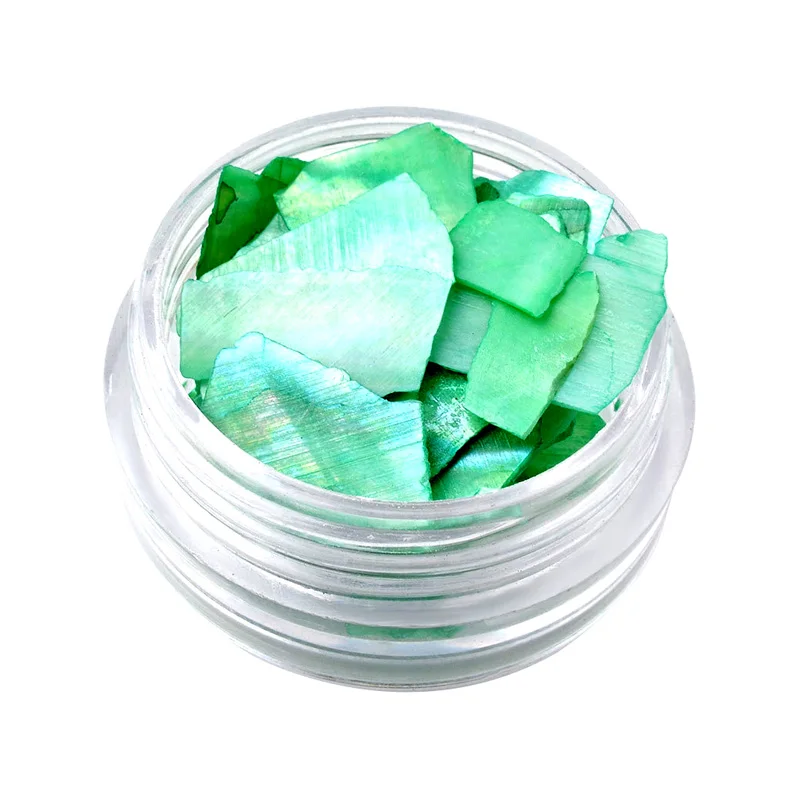 12 видов цветов Абалон аксессуары для ногтей неправильная оболочка