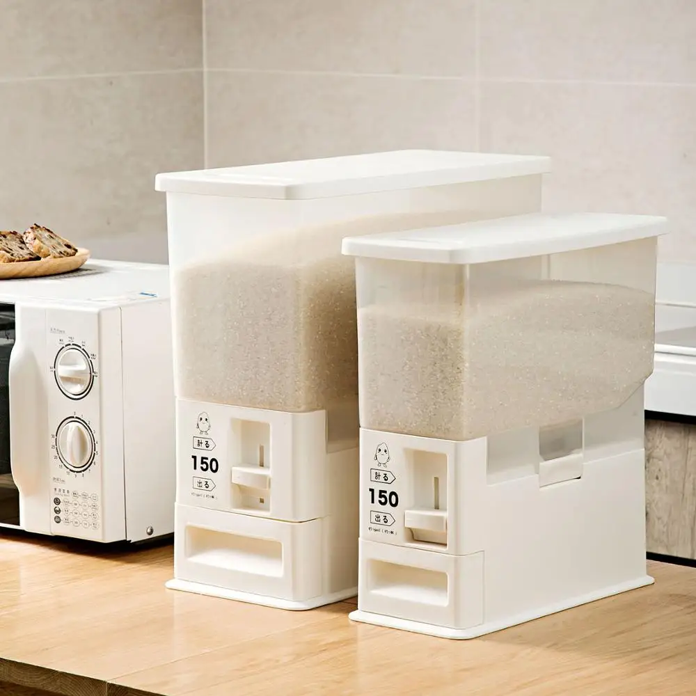 Автоматическое кухонное ведро для хранения риса влагостойкая герметичная
