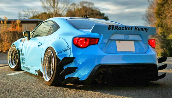 FRP диффузор для BRZ FT86 GT86 FRS Rocket Bunny Ver 2 стекловолокна заднего рассеивателя комплект для настройки отделка для FT86 BR-Z GT86 Racing
