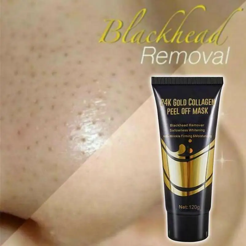 24 K Золотая коллагеновая Отшелушивающая Маска Анти Старение Отбеливание