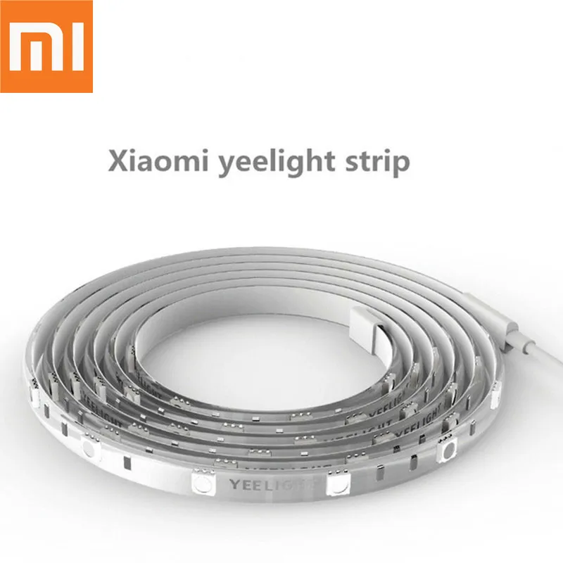 

Оригинальная Светодиодная лента Xiaomi Yeelight, 60 светодиодов, RGB, умный светильник для умного дома, приложение для смартфона, световая лента с Wi-Fi,...