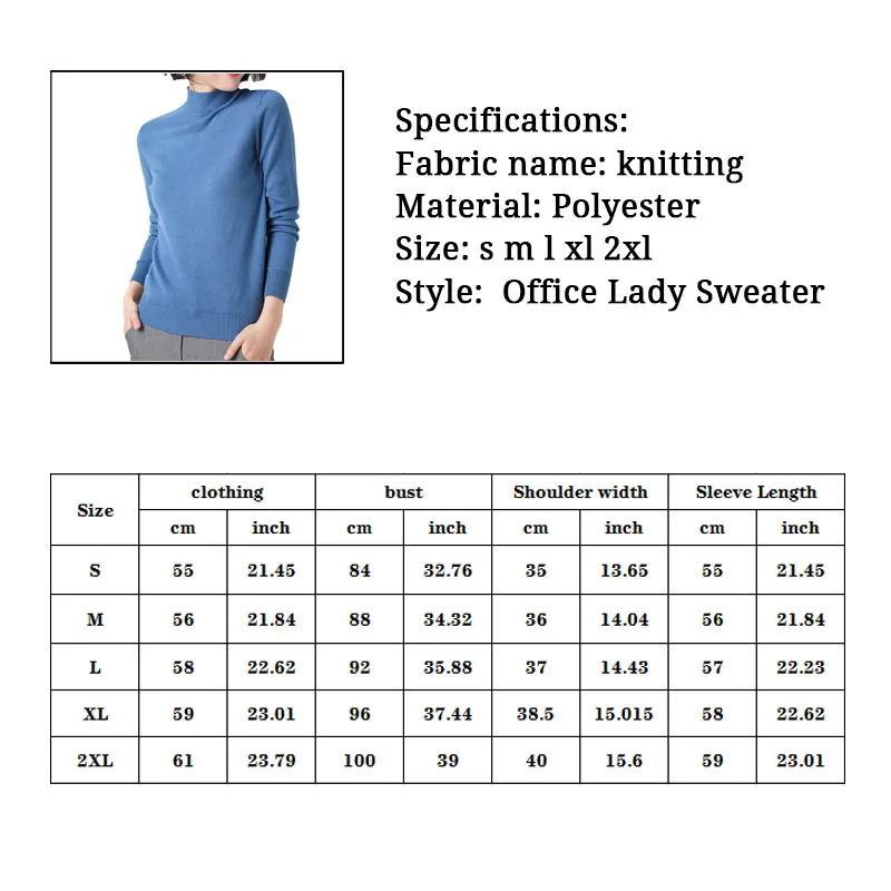Женский офисный свитер женская одежда осень 2020 Повседневная водолазка корейский