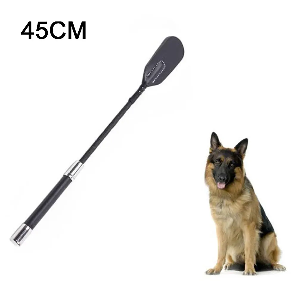 45 см Pet кожаный штыревой указатель прочный Палм любовь Конный кнут интерактивная