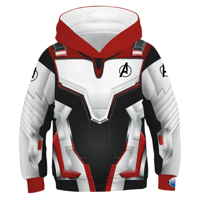 Толстовки с капюшоном 3D принтом из фильма мстители для мальчиков и девочек