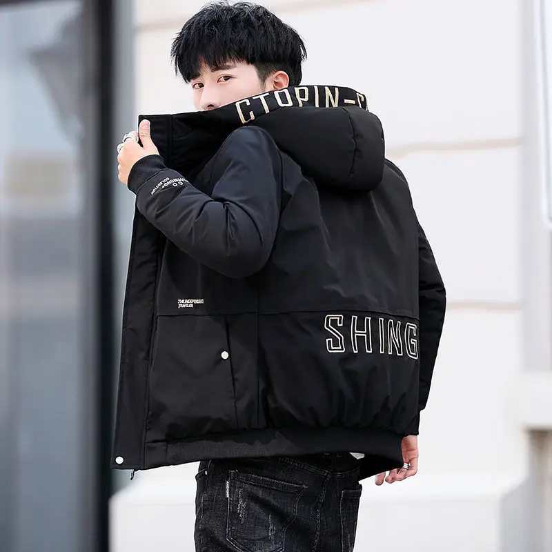 2020 men Ultra Light White Duck Down Jacket Winter Coat men Loose Windproof Down Coat Hooded Warm Down Parka men coat