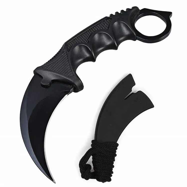 HS инструменты Открытый Csgo Karambit нож охотничьи ножи выживания тактический коготь нож Карманный Самообороны обидный походный инструмент