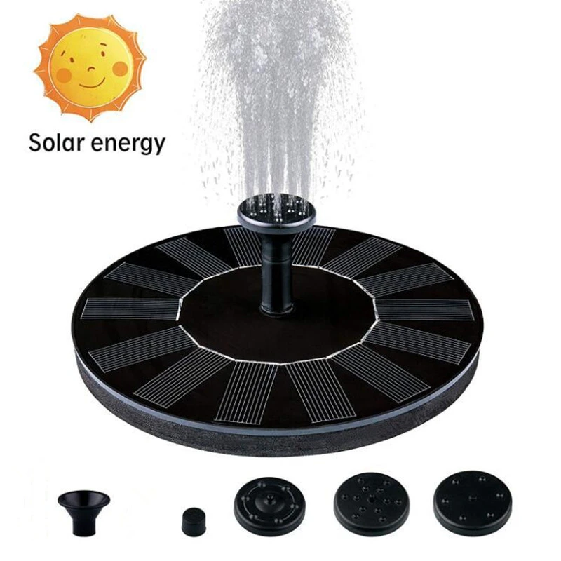 

New Solar Power Water Fountain Pump Solar Fontein Bird Fountain Water Floating Fountain Pond Garden Patio Decor Lawn Decoration