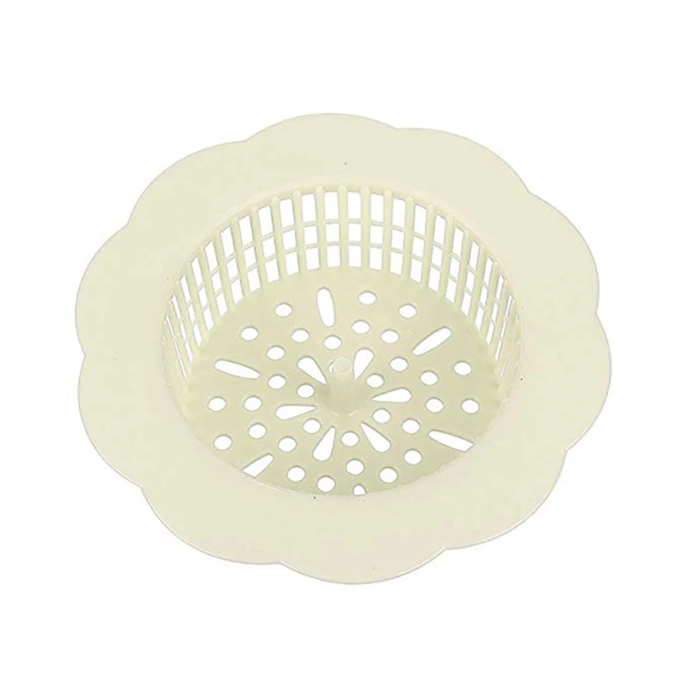 Beige Анти-блокирующий фильтр для слива пола, фильтр для раковины, фиксатор для волос, инструмент для очистки ванной комнаты, напольное сито, фильтр для слива, кухонные гаджеты - Цвет: Beige