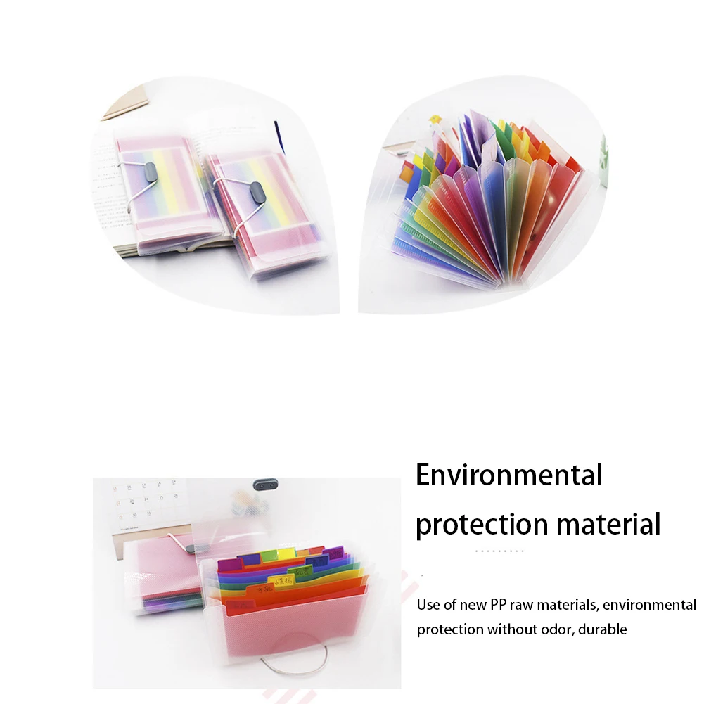 

Student Folder Receipt Wallet Business Document Storage Expandable File Organizer A6 Stationery Bills Accordion Type Tickets