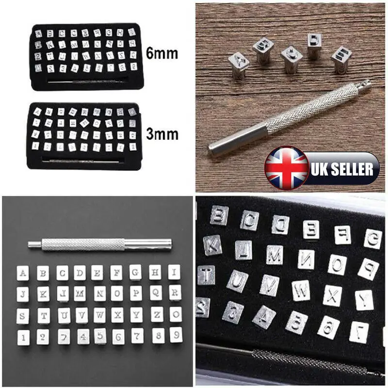 

36Pcs/Set English Alphabet Numbers Stamping Punch Set Metal Stamps Leather Engraving Tool Set DIY Leather Craft Supplies
