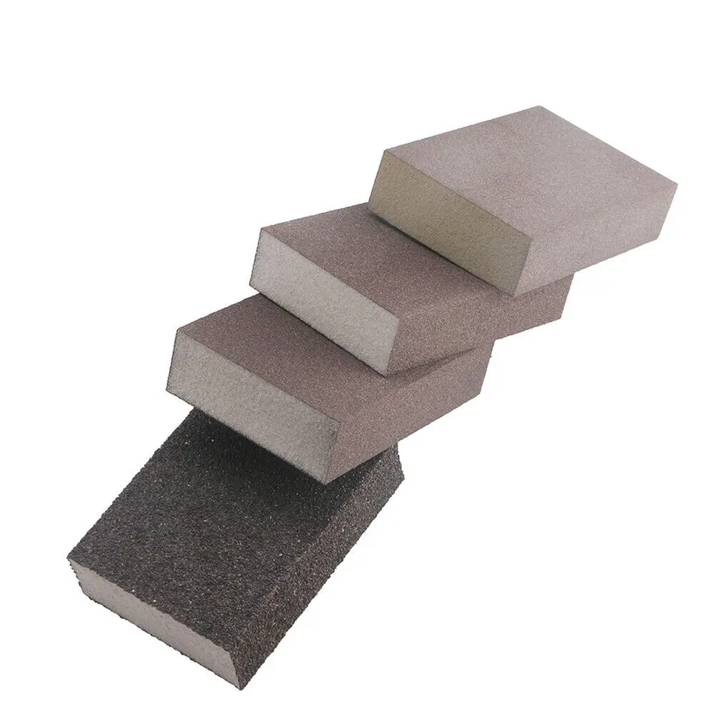

Sanding Abrasive Sponge Furniture Grinding Plastic Sandpaper Wood 4pcs